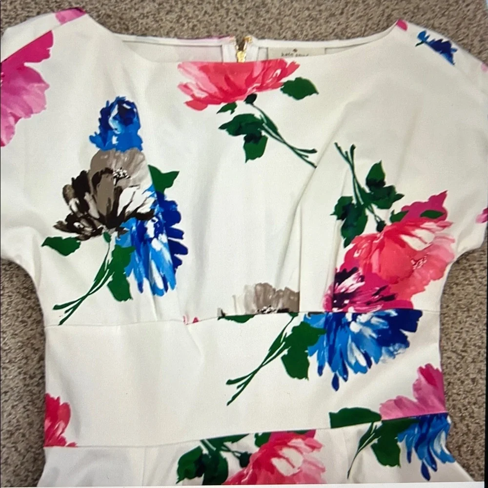 NWT Kate Spade In Bloom Fit & Flare Dress, 0